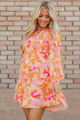 Jane Sleeve Ruffle Mini Dress