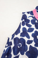 Margaret Colorblock Notched Mini Dress