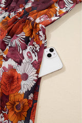 Marianna Sleeve Flowy Mini Dress