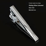 Men's Business Silver Simple Fashion Short Tie Clip