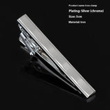 Men's Business Silver Simple Fashion Short Tie Clip