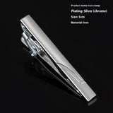 Men's Business Silver Simple Fashion Short Tie Clip