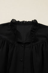 Jaycee Sleeve Chiffon Elegant PLUS Shirt