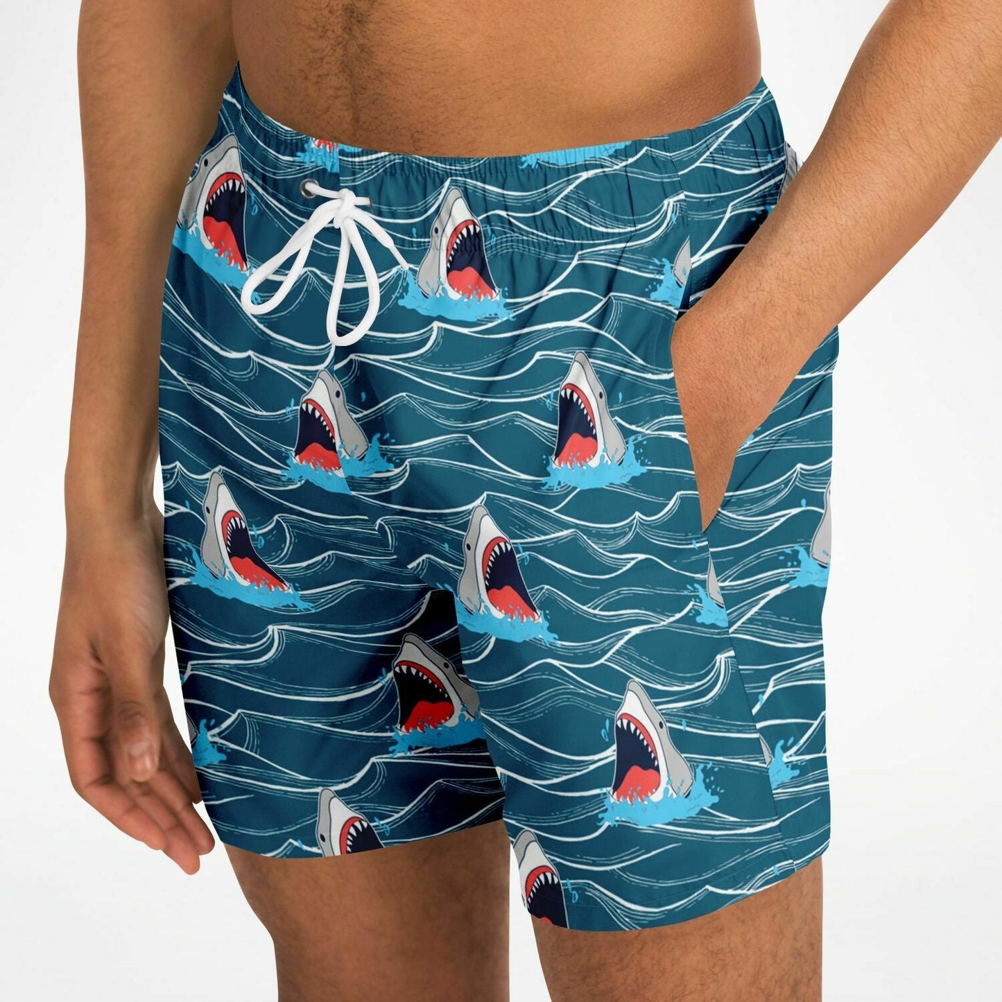 Rad Palm Shark Bait 2 Men's Swim Trunks