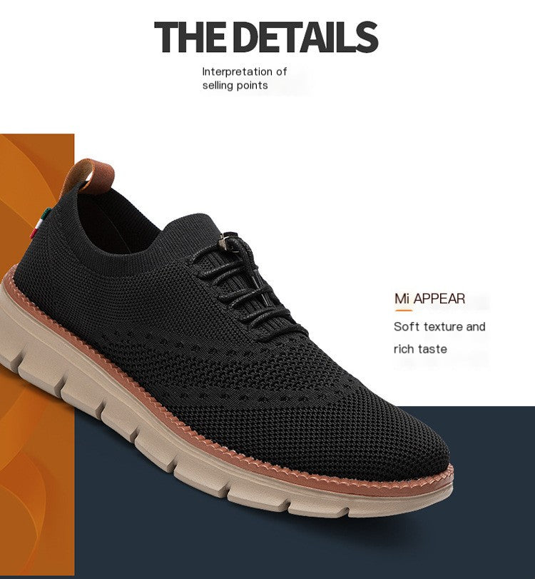Men's Classic Preppy Style Sneakers - British Style Streetwear