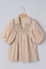 Lina Short Puff Sleeve Blouse