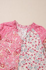 Adalee Printed Puff Sleeve Shirt