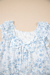 Beatrice Bow Back Square Blouse