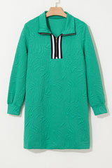 Amayah Zipper Shift Mini Dress