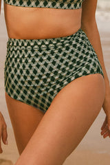 Sasha Patchwork High Waisted Bikini
