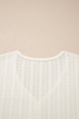 Frankie Raw Seam Henley Tee