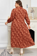 Mallory 4 Sleeve Long PLUS Dress