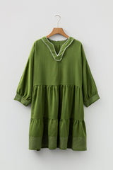 Patara Sleeve Tiered Mini Dress
