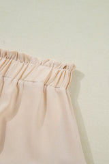 Millie Trim Boho Ruffled PLUS Shorts