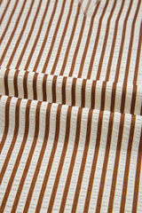 Blair Tied Cuffs Seersucker Blouse