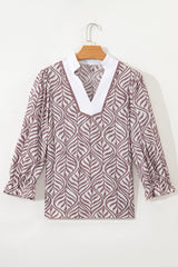 Phoebe Collar Puff Sleeve Top
