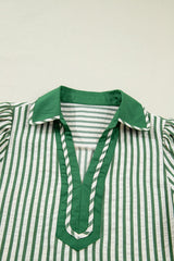 Elora Short Bubble Sleeve Blouse