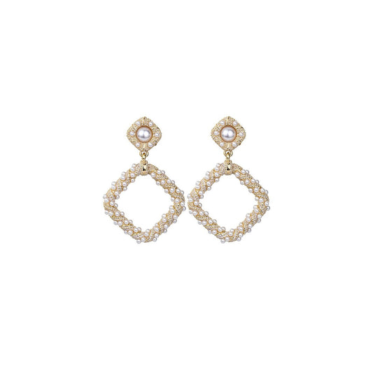 Baroque Glow Gold Earrings-0