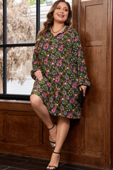 Lorelai Collared Loose Mini PLUS Dress
