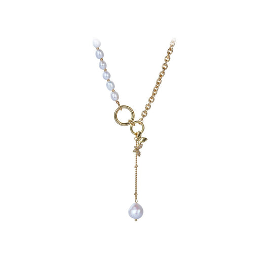 Butterfly Vine Gold Necklace-0