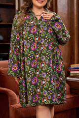 Lorelai Collared Loose Mini PLUS Dress