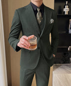 Single Breasted Green