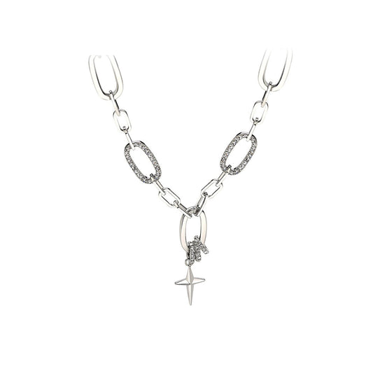Calatrava Cross Silver Necklace-0