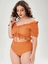 Women's Plus Size Boho Style Bikini