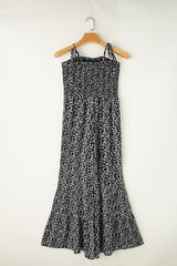 Dulce Wide Leg Floral Jumpsuit