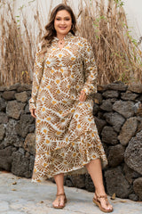 Lorelai Print Loose Long PLUS Dress