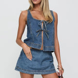Denim Days Lace-Up Set – Haute Edition 25