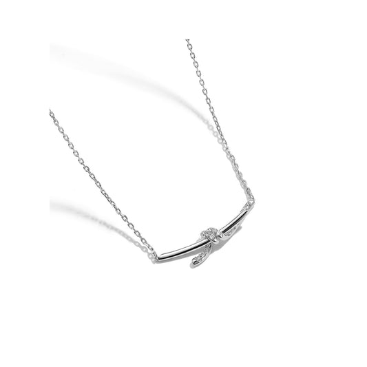 Date On Valentine Silver Necklace-1