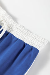Varsity Stripe Pullover and Mini Skirt Set