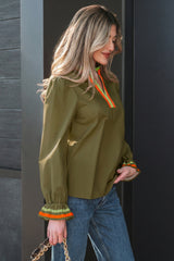 Marie Long Sleeve Blouse Long Sleeve Top
