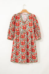 Freya Sleeve Loose Mini Dress