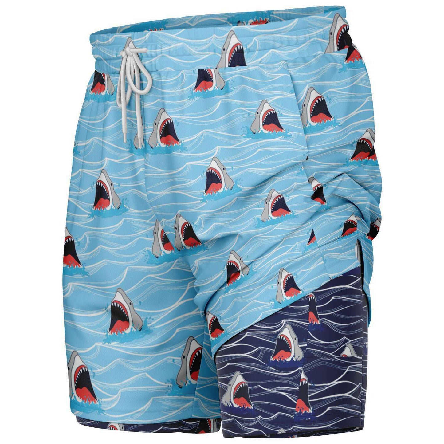 Rad Palm Shark Bait Men's 2-in-1 Shorts