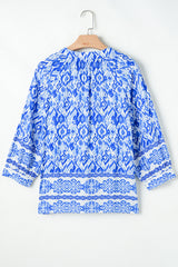 Anne 4 Sleeve Tied Blouse