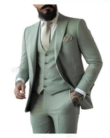 Men's Casual Business/Wedding Three-piece Suit