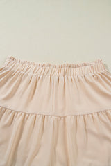 Millie Trim Boho Ruffled PLUS Shorts