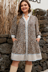Davina Long Sleeve Mini PLUS Dress