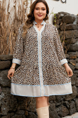 Davina Long Sleeve Mini PLUS Dress