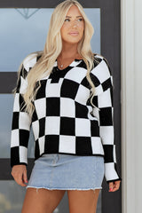 Amelia Drop Shoulder Knit Sweater