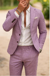 Men's Casual Two-piece Suit