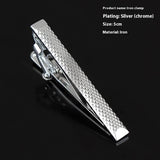 Men's Business Silver Simple Fashion Short Tie Clip