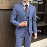 Professional Casual Men's Three-piece Suit Jacket