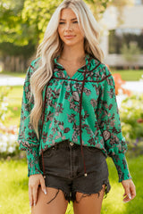Elouise Shirred Puff Sleeve Blouse