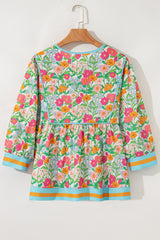 Adley Puff Sleeve Babydoll Blouse