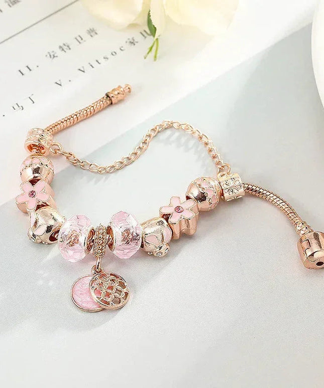 Fashion Love Geometric Rose Gold Bracelet Women's Jewelry