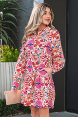 Analia Long Sleeve Mini Dress