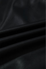 Vegan Leather Sleeveless Mini Dress